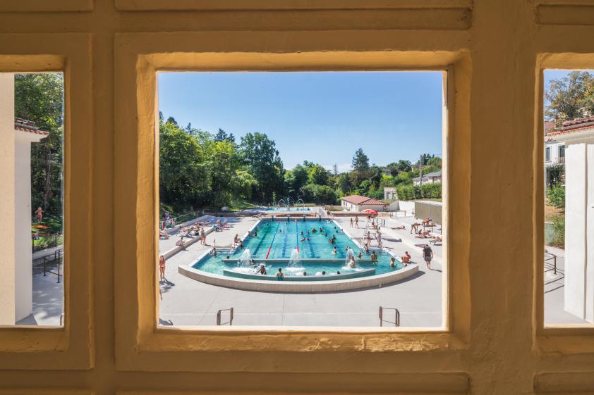 Vue de la piscine