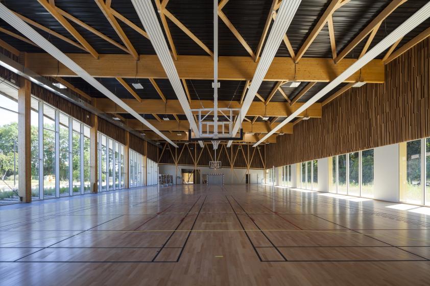 Construction de la salle de sport de Lauwin Planque 