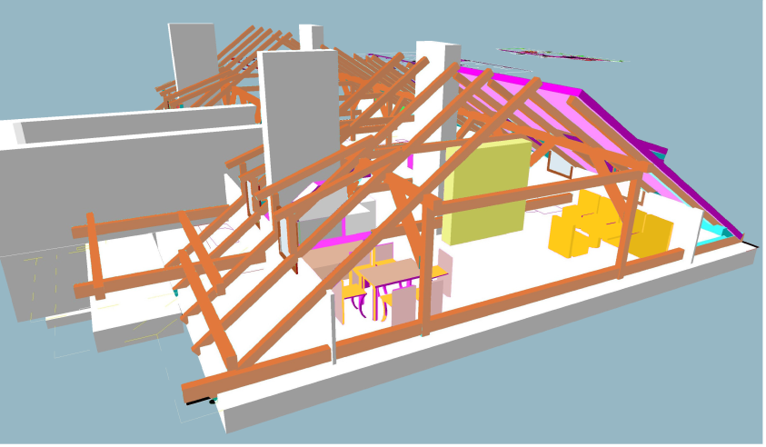deux appartement sous le toit d'un immeuble bourgeois classée de 1903