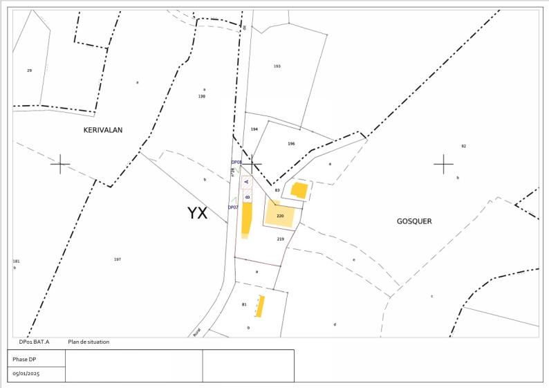 Extrait dossier DP - FPlan de situation