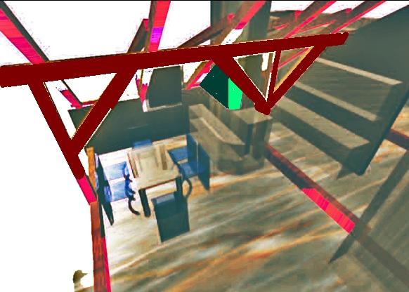 Rénovation : cuisine sous toit Cuisine sous toit