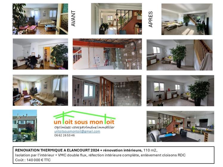 Rénovation thermique et intérieure complète à Elancourt