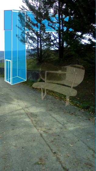 Chemin piétonne et vélo vers Vitam parc