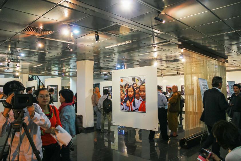 L’Espace Centre Culturel Français de Hanoï, Hanoi, Vietnam, Rénovation, espace flexible, espace exposition, matériaux bas-carbones, low-tech, low-cost, matériaux vernaculaires
