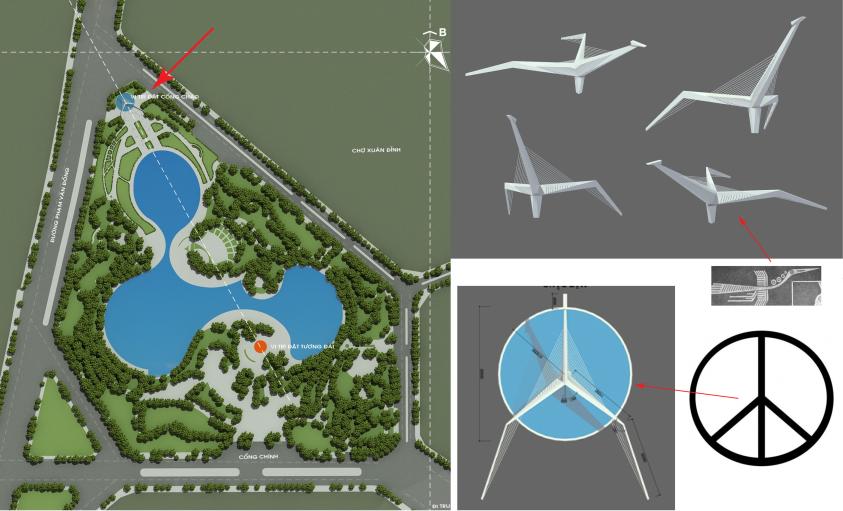 Chim Lac Viet, Cong Vien Hoa Binh, Ha Noi, millénaire Hanoi, Vietnam, Jardin Planétaire, espaces publics, espaces verts, biodiversité, écosystème, transition écologique
