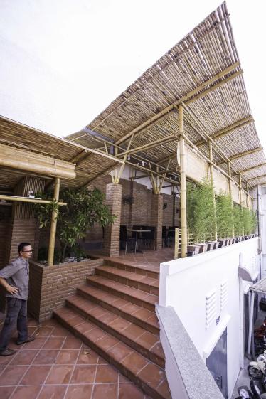 L’Espace Centre Culturel Français de Hanoï, Hanoi, Vietnam, Rénovation, espace flexible, espace exposition, matériaux bas-carbones, low-tech, low-cost, matériaux vernaculaires