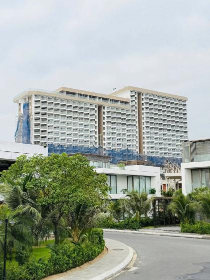Condotels Alaric Atlantic The Maris Vung Tau, Vung Tau, Vietnam, Efficacité énergétique, façade balcons brise-soleil zone tampon bioclimatique