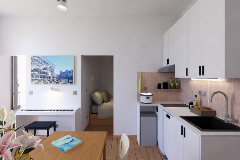 Rénovation énergétique, passoire thermique, DPE G, appartement ancien, Paris médiéval