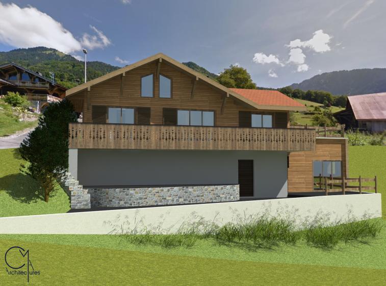 Vue extérieure projet