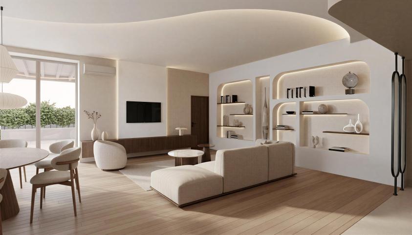 Salon et bibliothèque Mobilier