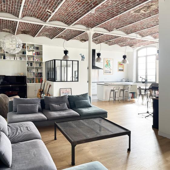Loft vue du salon