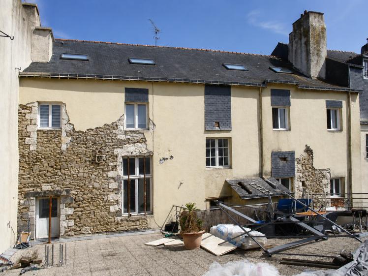 Chantier - Façade arrière 