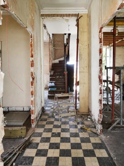 Chantier - démolition cloisons