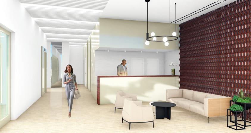 Hall immeuble-luxe-bastos-yaounde-faz architecte