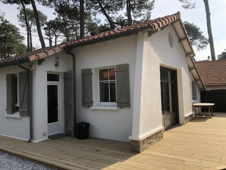 Vue de la porte la porte positionnée en retour