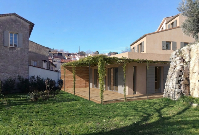 Construction d'une maison de village