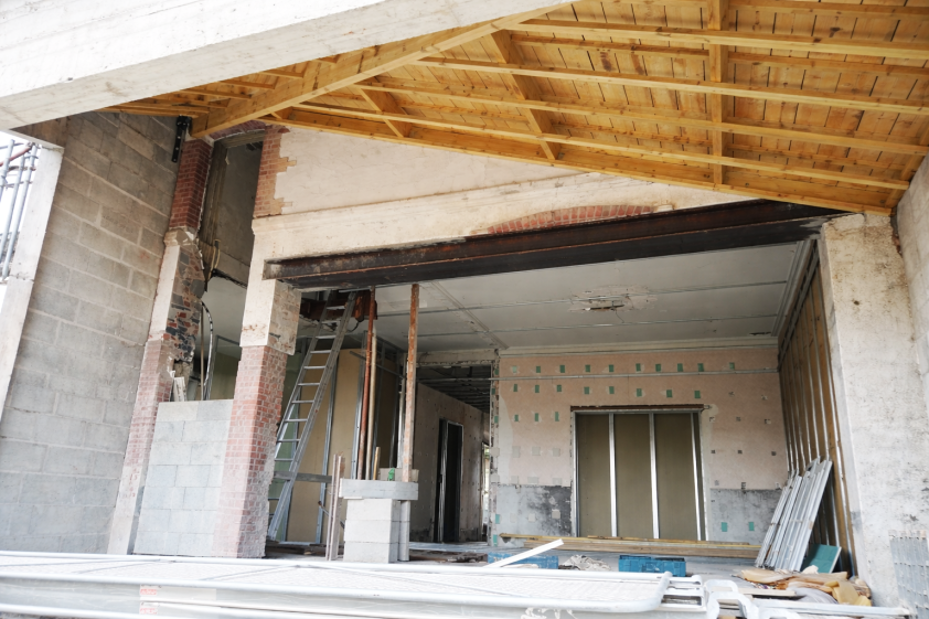 Chantier - préservation des encadrements