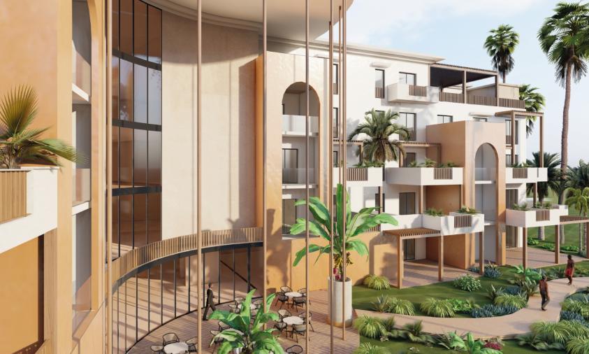 hotellerie-yamoussoukro-jardin botanique-5 etoiles-luxe-architecte