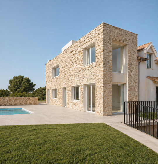 extension en moellons
