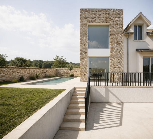 extension en moellons