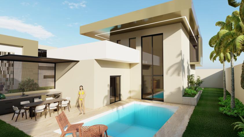 villa moderne avec piscine-faz architecte-kribi cameroun
