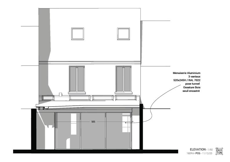 Projet - Elévation