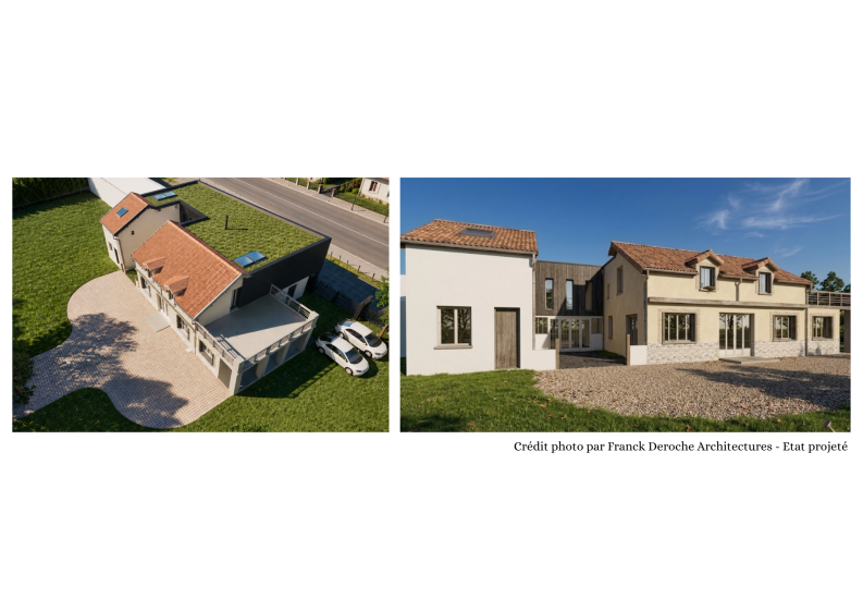 Vues de la maison en état projeté