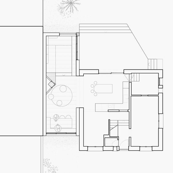 Plan de l'existant et de l'extension Plan de l'existant et de l'extension