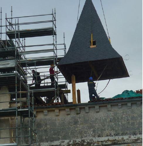 installation clocher