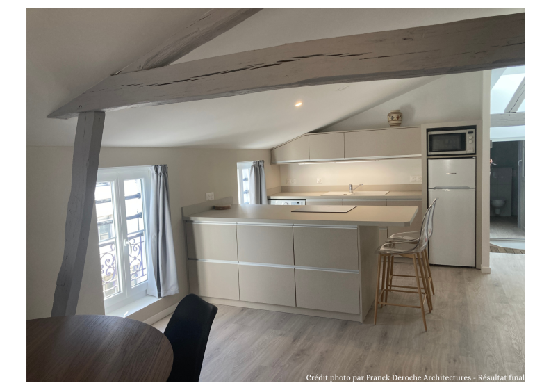 Vue intérieure de la cuisine