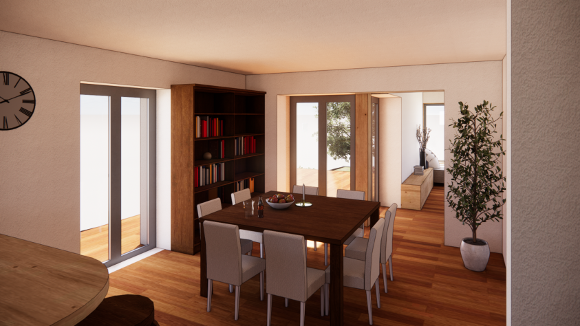 image de synthèse vue de l'intérieur