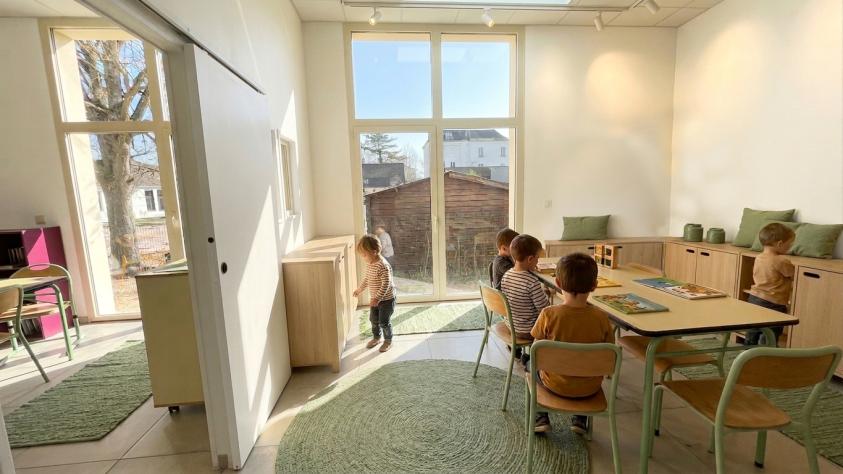 salle d'accueil des enfants
