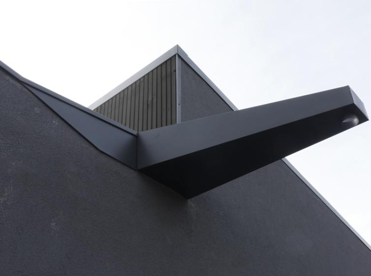 détail d'une des 2 gargouilles de l'extension détail d'une des 2 gargouilles de l'extension