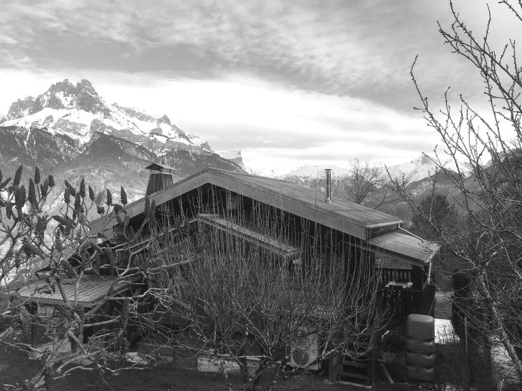 Vue arrière du chalet