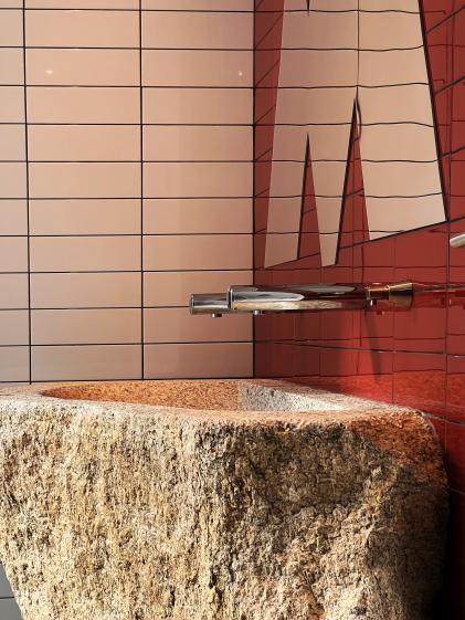 zoom sur la texture du granit
