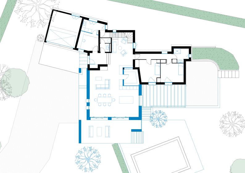 Plan RDC Plan d'esquisse du rez-de-chaussée