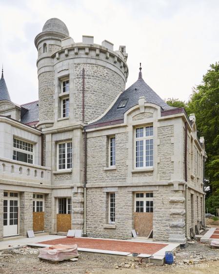 Perspective du manoir 