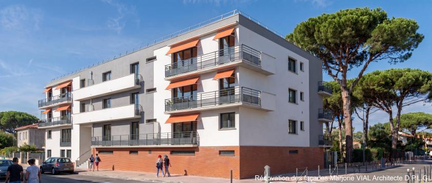 Immeuble vue depuis la rue