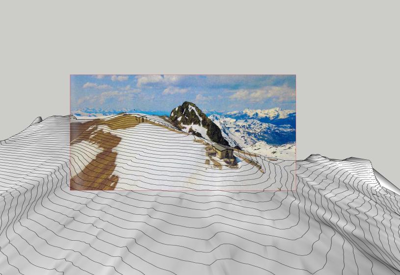Etude du déplacement de la chapelle vers un sol stable (roche-mère) non concerné par le permafrost.