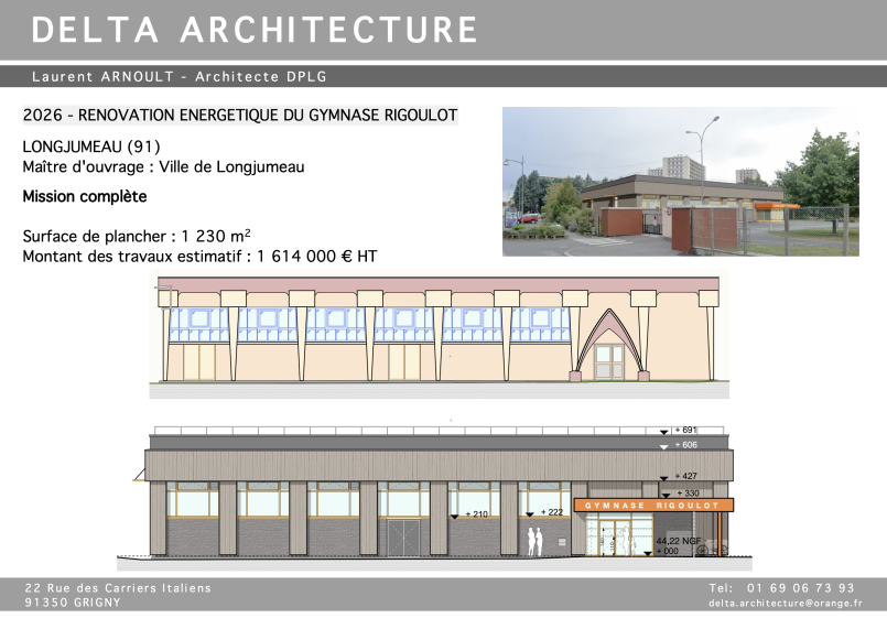 Rénovation énergétique d'un gymnase