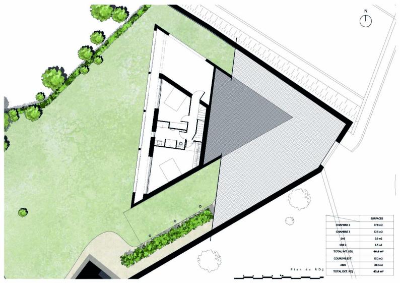 Plan de Rez-de-Jardin