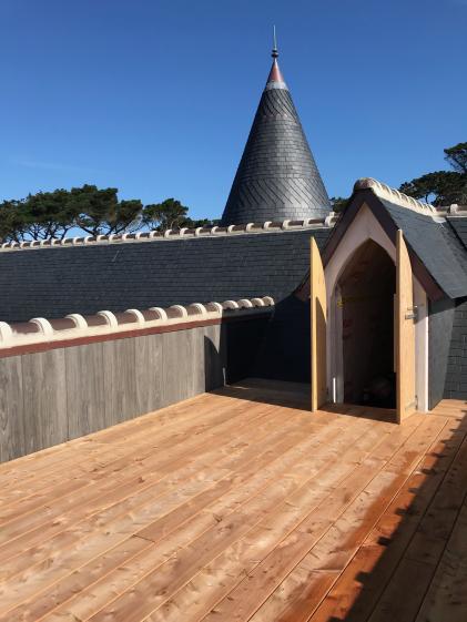 Aménagement d'une terrasse haute
