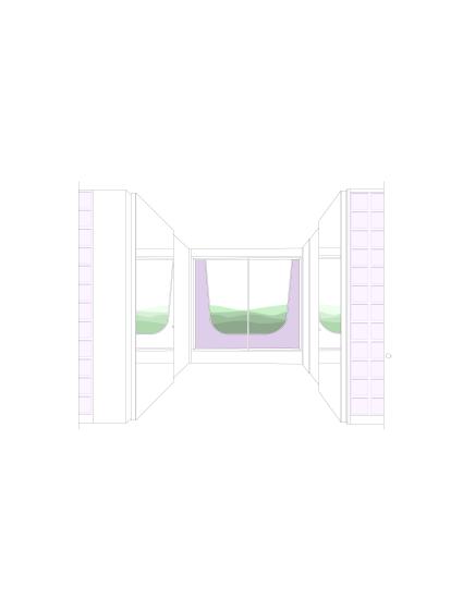 Perspective phase Esquisse (ouverte) de la chambre sur demande