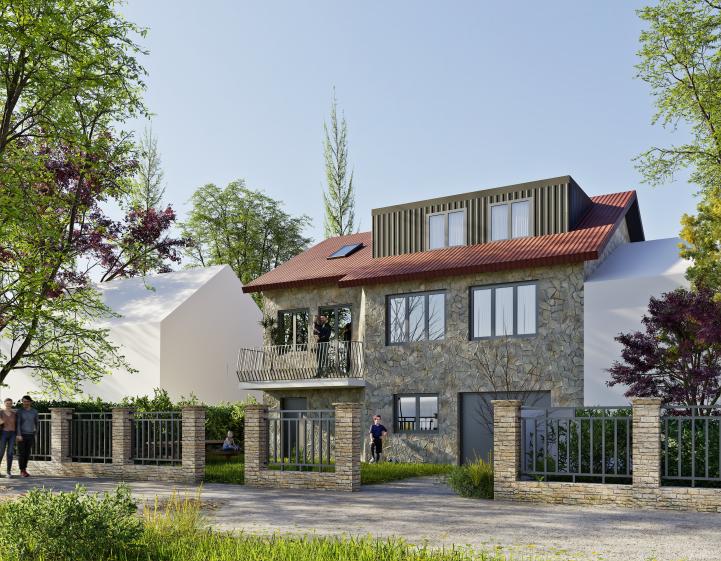 MODIFICATION DE LA TOITURE D'UNE MAISON EXISTANTE