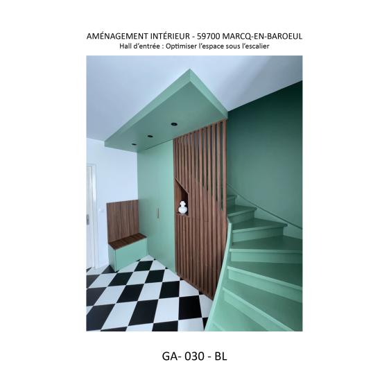 Aménagement sous escalier : Hall d'entrée