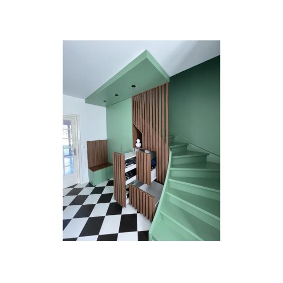 Aménagement sous escalier : Hall d'entrée
