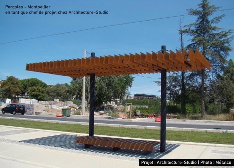 Vue 03 Détail d'une Pergola