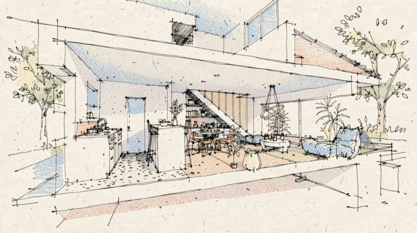 Perspective architecture bauloise
