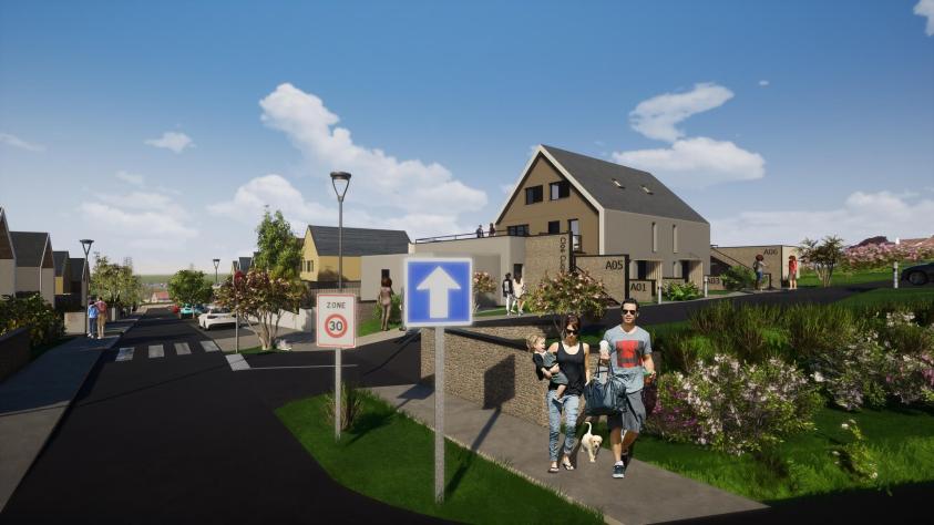Logements Passifs & Participatifs - Barneville-Carteret - vue 1