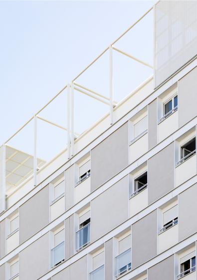 Photo transformation réhabilitation énergétique logement social
